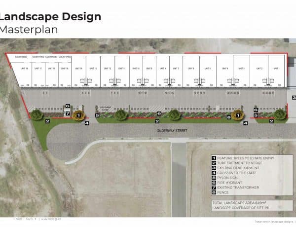 proposed landscape plan